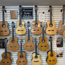Stoughton Music Center - Great selection of Nylon string classical guitars.