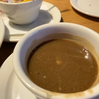 Texas Roadhouse - Soup of the day..  Actually, it's a side of gravy!!! Can you see some rich complexity?? - Steakhouses Near Me - Fresno, California