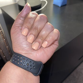 AURA Nail Bar - Nails by Dennis - Dip Powder over natural nails. So neat & pretty! - Waxing Near Me - Dallas, Texas