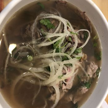 Fuzen Pho - Look at the color in the broth. It was amazing - Vietnamese Near Me - Henderson, Nevada