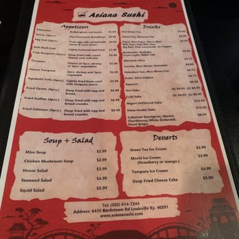 Asiana Sushi - Asian Fusion Near Me - Louisville, Kentucky Asiana Sushi - Asian Fusion Near Me - Louisville, Kentucky