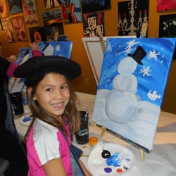 Painting with a Twist - Kids love us too! We are great for any age!