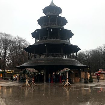 Weihnachtsmarkt am Chinesischen Turm - Only shelter from the rain - Christmas Markets Near Me - Munich, BY