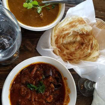 Kathakali - Mutton Korma and eggplant curry with parotta - Indian Near Me - Kirkland, Washington