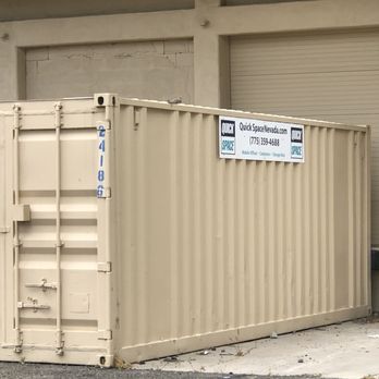 Quick Space - Friday, May 24, 2019: portable storage unit behind Reno Town Mall in Reno, NV. - Self Storage Near Me - Sparks, Nevada