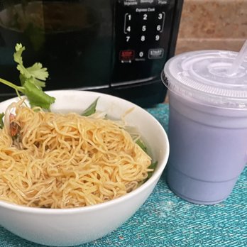 Hello Pho - Seafood pho and taro milk tea. Pho is just what I need for my sinus infection! - Vietnamese Near Me - Concord, California