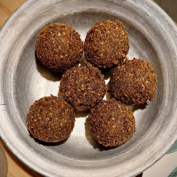 Khashoka - Falafel- small crispy and super herbaceous. - Middle Eastern Near Me - Richardson, Texas Khashoka - Falafel- small crispy and super herbaceous. - Middle Eastern Near Me - Richardson, Texas