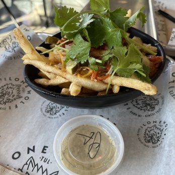 Lone Wolf Banh Mi - Kimchi fries - Vietnamese Near Me - Tulsa, Oklahoma Lone Wolf Banh Mi - Kimchi fries - Vietnamese Near Me - Tulsa, Oklahoma