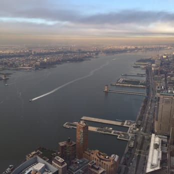 One World Observatory - The Hudson River. - Observatories Near Me - New York, New York