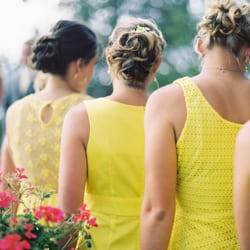 Shag Salon - My bridesmaids hair by Heather Oakley.
