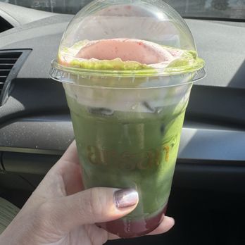 Arisan - Strawberry Matcha Einspanner Latte - Coffee & Tea Near Me - Sunnyvale, California
