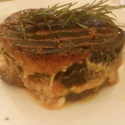 La Lucciola - Tortino di melanzane alla parmigiana (melanzane grigliate non fritte)