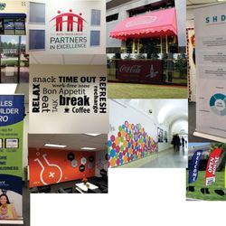 Instant Sign Center - Collage of various work products