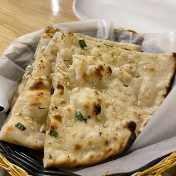 Hyderabad Biryani House Rochester - Garlic naan - Indian Near Me - Henrietta, New York