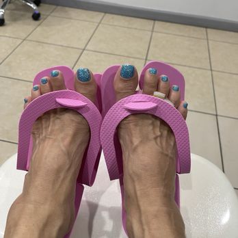 Harmony Nails & Spa - My beautiful blue sparkly toes!! - Nail Salons Near Me - New Braunfels, Texas Harmony Nails & Spa - My beautiful blue sparkly toes!! - Nail Salons Near Me - New Braunfels, Texas