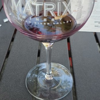 Matrix Winery - Matrix Estate Zinfandel 2019. The last glass in the tasting flight. - Wineries Near Me - Healdsburg, California Matrix Winery - Matrix Estate Zinfandel 2019. The last glass in the tasting flight. - Wineries Near Me - Healdsburg, California