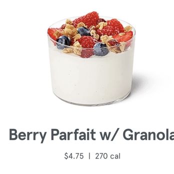 Chick-fil-A - What I wanted berry parfait - Fast Food Near Me - Apex, North Carolina