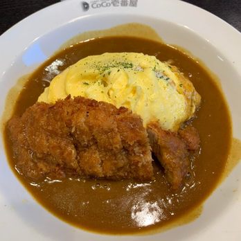 Coco Ichibanya - Omelette Curry with Pork Cutlet - Japanese Curry Near Me - Los Angeles, California Coco Ichibanya - Omelette Curry with Pork Cutlet - Japanese Curry Near Me - Los Angeles, California