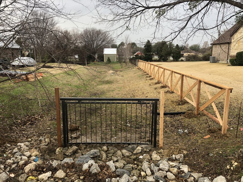 Slide of Grizzly Fence and Patio