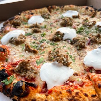 Prairie Fire - Fennel & sausage pizza - Pizza Near Me - Brookline, Massachusetts