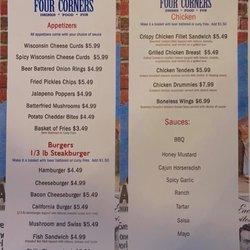 Four Corners - Menu Dec. 2020