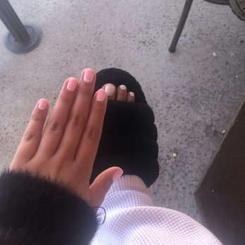 Pink Nails - gel mani+pedi - Nail Salons Near Me - San Diego, California