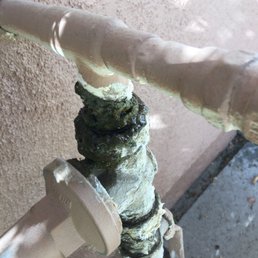 Leaky pipe is gross.