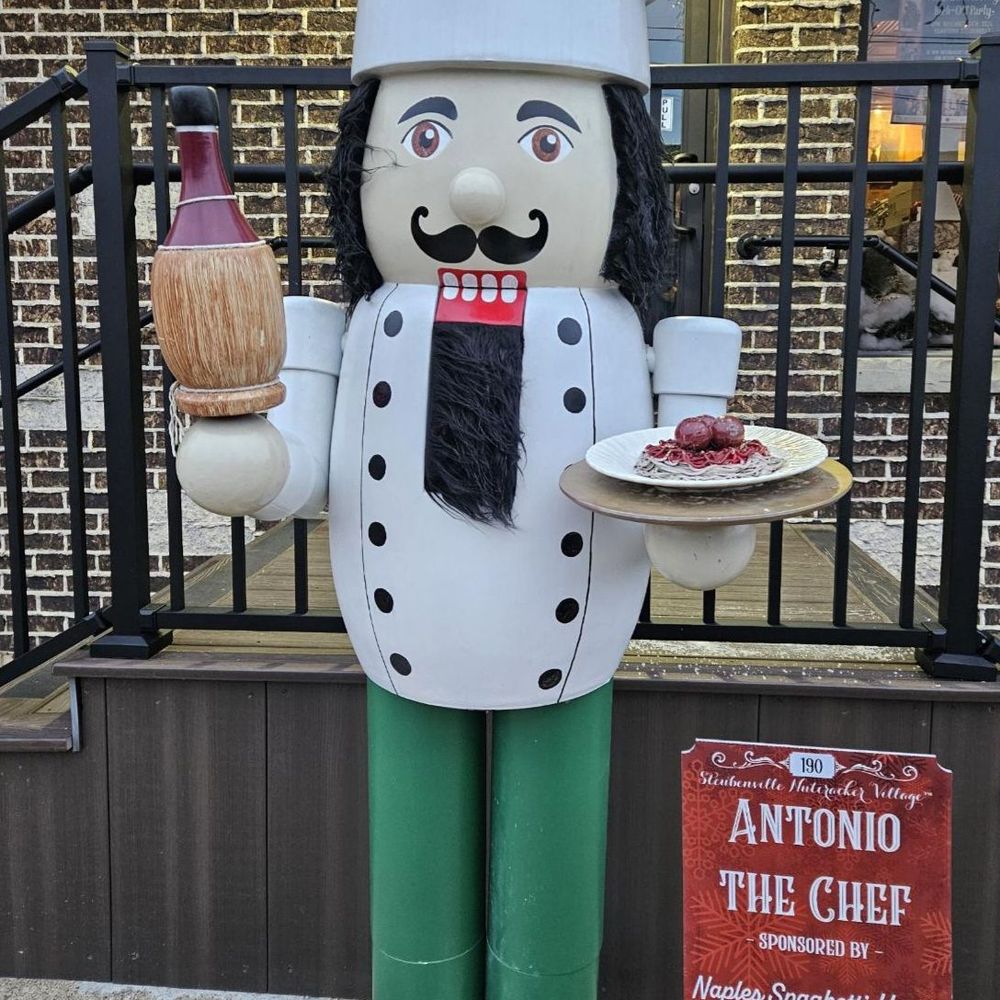 Naples Spaghetti House - Antonio The Chef is part of the Steubenville's Nutcracker Village. - Italian Near Me - Steubenville, Ohio