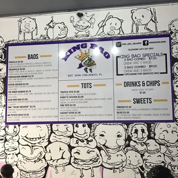King Bao - Menu - Asian Fusion Near Me - Orlando, Florida