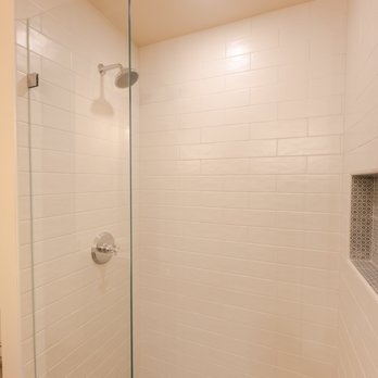 Pinnacle Construction - Beautiful modern farmhouse style bathroom with handmade subway tiles - Tiling Near Me - San Jose, California Pinnacle Construction - Beautiful modern farmhouse style bathroom with handmade subway tiles - Tiling Near Me - San Jose, California
