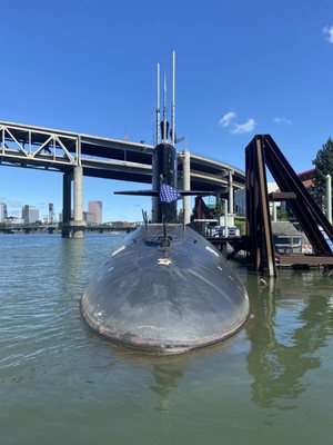 USS Blueback Submarine by null