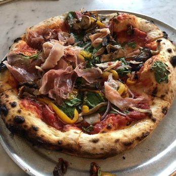 Live Fire Pizza - Napa Vegan Pizza with Prosciutto - a bit bland (3 stars) - Pizza Near Me - Napa, California Live Fire Pizza - Napa Vegan Pizza with Prosciutto - a bit bland (3 stars) - Pizza Near Me - Napa, California