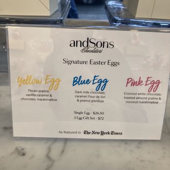 andSons Chocolates - Some Easter eggs - Chocolatiers & Shops Near Me - Beverly Hills, California andSons Chocolates - Some Easter eggs - Chocolatiers & Shops Near Me - Beverly Hills, California