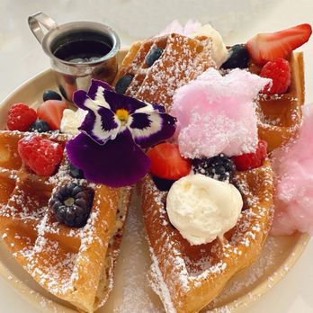 Sugar Baby - Waffle with mascarpone & berries - Coffee & Tea Near Me - Seminole, Florida Sugar Baby - Waffle with mascarpone & berries - Coffee & Tea Near Me - Seminole, Florida