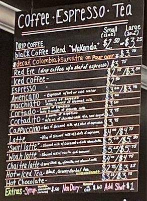 Menu photo 2 Black Coffee Lounge Cincinnati, OH