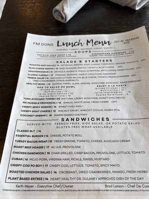 Menu photo 1 F M DON'S Punta Gorda, FL