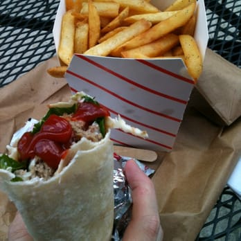 Burgerittoville - Burgeritto w/ large fries - Burgers Near Me - Newtown, Connecticut