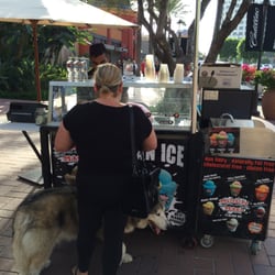 Mustache Mike's Italian Ice Cart - One of the cart locations!
