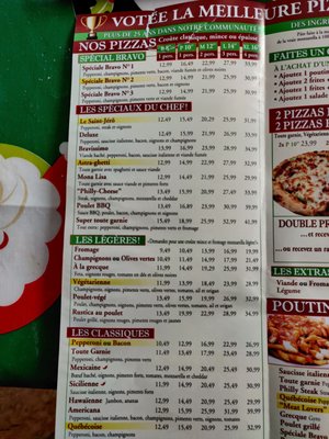 Menu photo 5 Bravo Laval, QC Menu photo 5 Bravo Laval, QC