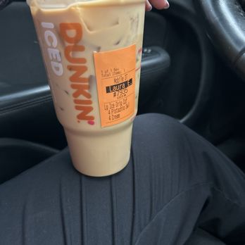Dunkin - Large iced pistachio coffee - Coffee & Tea Near Me - Shiloh, Illinois Dunkin - Large iced pistachio coffee - Coffee & Tea Near Me - Shiloh, Illinois
