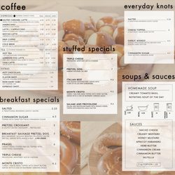Gnarly Knots Pretzel Company - Menu July 2023