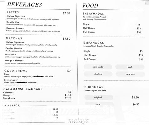 Menu photo 3 Malaya Arcadia, CA