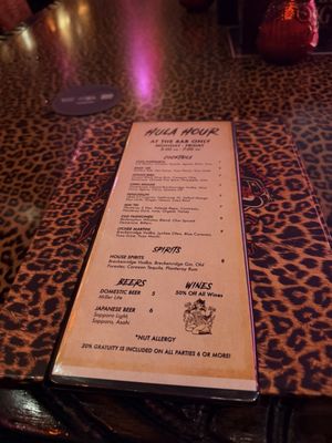 Menu photo 4 Roka Hula Orlando, FL