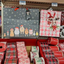 Tractor Supply - Inside, seasonal Christmas items for sale