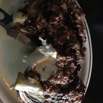Cafe Mir - Grilled radicchio salad with olive tapenade and burrata - Pizza Near Me - Fertile, Iowa