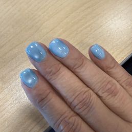 I am so excited for my Cat's Eye Dip manicure. Van is the most amazing nail artist!!! I am so excited for my Cat's Eye Dip manicure. Van is the most amazing nail artist!!!