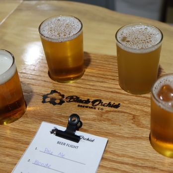 Black Orchid Brewing - Seltzer Flight! - Brewpubs Near Me - Modesto, California