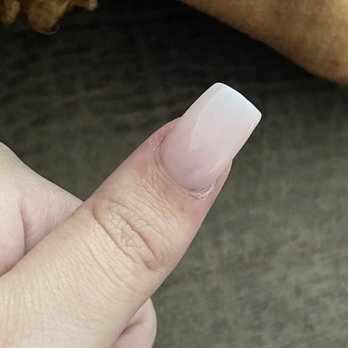 V Nails - Nail looking grown out on day one. - Nail Salons Near Me - Omaha, Nebraska V Nails - Nail looking grown out on day one. - Nail Salons Near Me - Omaha, Nebraska