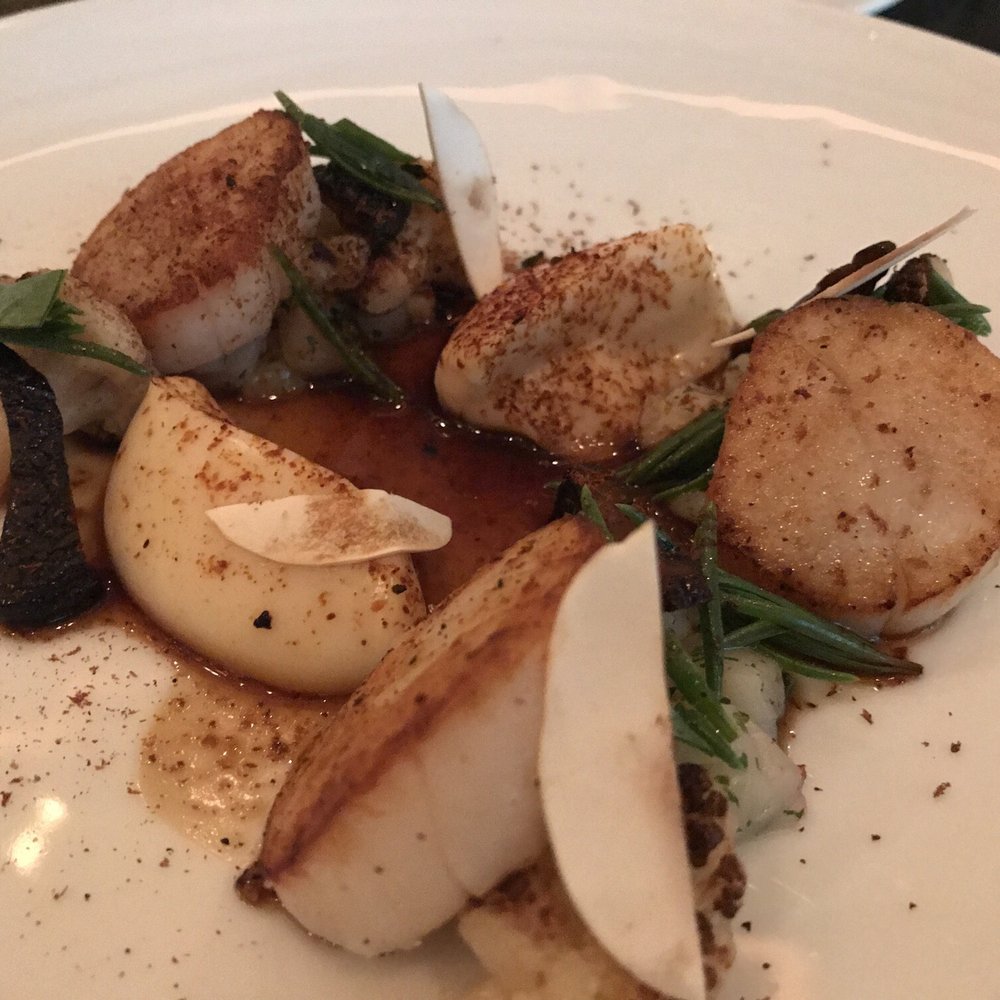 Dinner by Heston Blumenthal - Sherried scallop - British Near Me - London, XGL