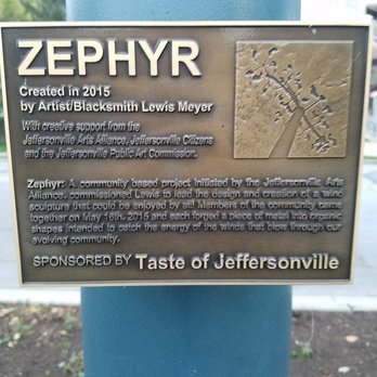 Zephyr Gallery - dedication plaque - Art Galleries Near Me - Louisville, Kentucky Zephyr Gallery - dedication plaque - Art Galleries Near Me - Louisville, Kentucky